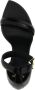 Balmain Goudkleurige Leren Sandalen Black Dames - Thumbnail 4