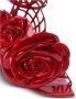 Balmain Patentleren Eden sandalen met openwerk rooster en bloemen Red Dames - Thumbnail 6