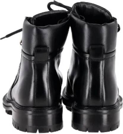 Balmain Pre-owned Leather boots Black Heren