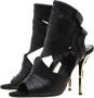 Balmain Pre-owned Leather sandals Black Dames - Thumbnail 3