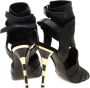 Balmain Pre-owned Leather sandals Black Dames - Thumbnail 4