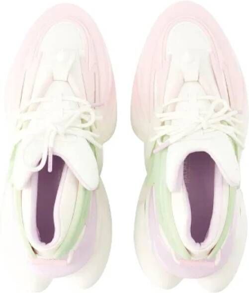Balmain Pre-owned Leather sneakers Multicolor Dames