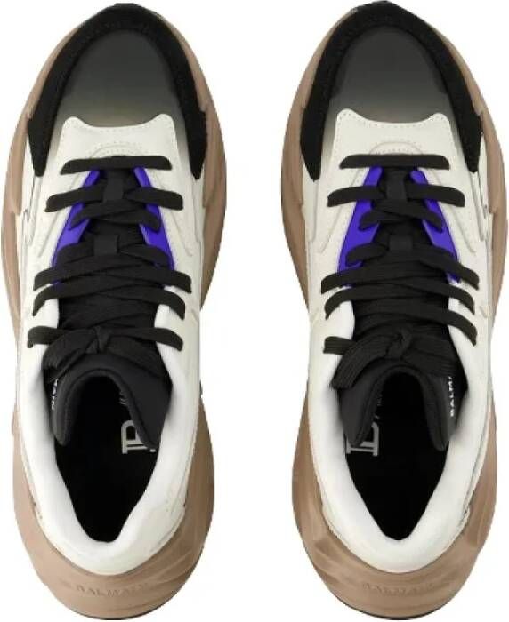 Balmain Pre-owned Leather sneakers Multicolor Heren