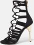 Balmain Pre-owned Suede sandals Black Dames - Thumbnail 2