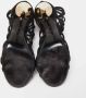 Balmain Pre-owned Suede sandals Black Dames - Thumbnail 6