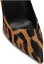 Balmain Moneta leopard print leather stilettos Brown Dames - Thumbnail 6