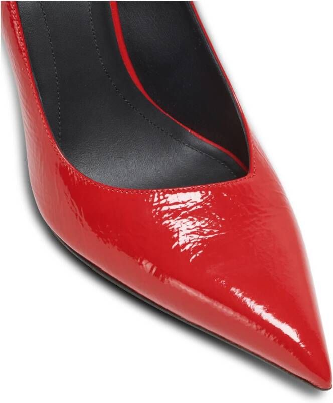 Balmain Moneta patent leather courts Rood Dames