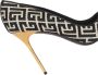 Balmain Elegante Ivory Jacquard Pumps met Gouden Stiletto Hak Zwart Dames - Thumbnail 4