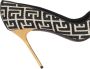 Balmain Elegante Ivory Jacquard Pumps met Gouden Stiletto Hak Black Dames - Thumbnail 4