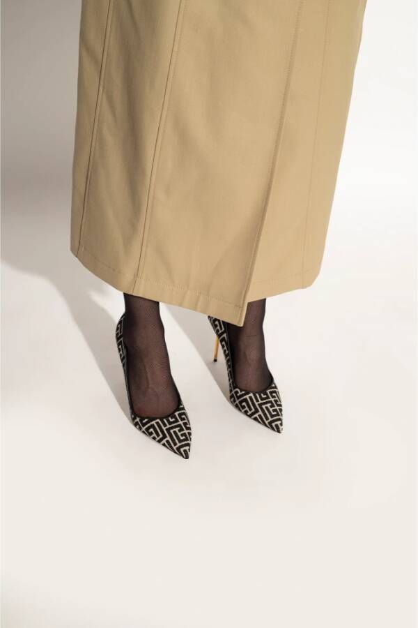 Balmain Monogram pumps met stilettohakken Zwart Dames