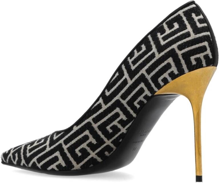 Balmain Monogram pumps met stilettohakken Zwart Dames