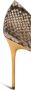 Balmain Ruby Python-Geëtste Leren Pumps Multicolor Dames - Thumbnail 7