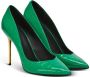 Balmain Ruby stiletto's in krokodillenprint leer Green Dames - Thumbnail 3