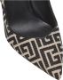 Balmain Ruby stiletto's met jacquard monogram Black Dames - Thumbnail 5