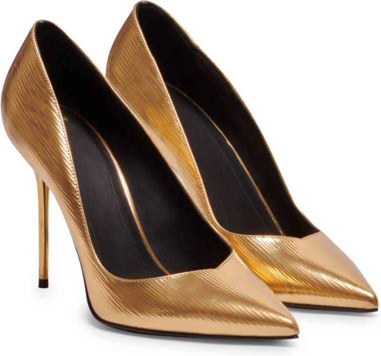 Balmain Pumps met puntige neus Geel - Foto 2
