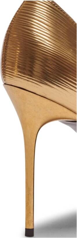 Balmain Pumps met puntige neus Geel - Foto 6