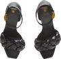 Balmain Zwarte Gevlochten Hoge Hak Pumps Black Dames - Thumbnail 8
