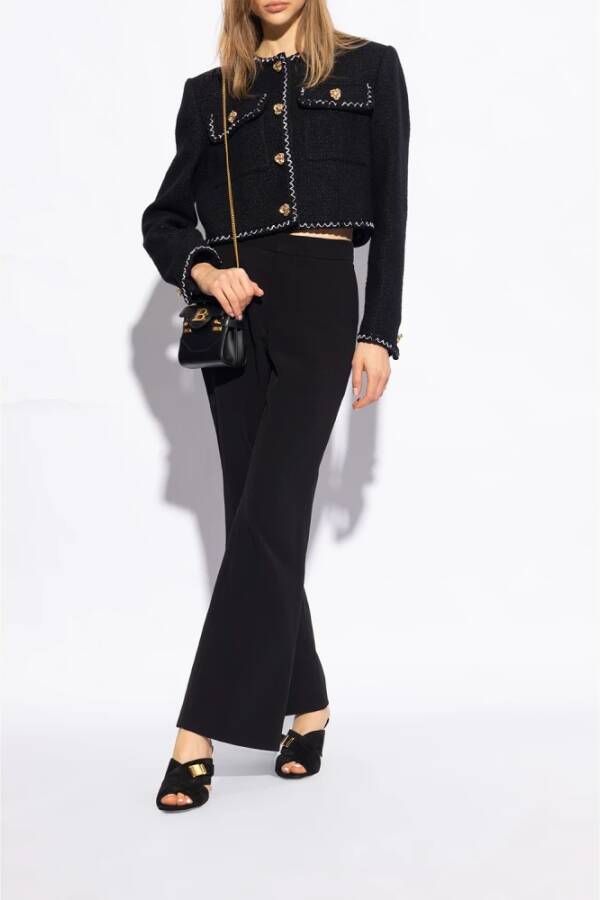 Balmain Uma suède muiltjes Zwart - Foto 3