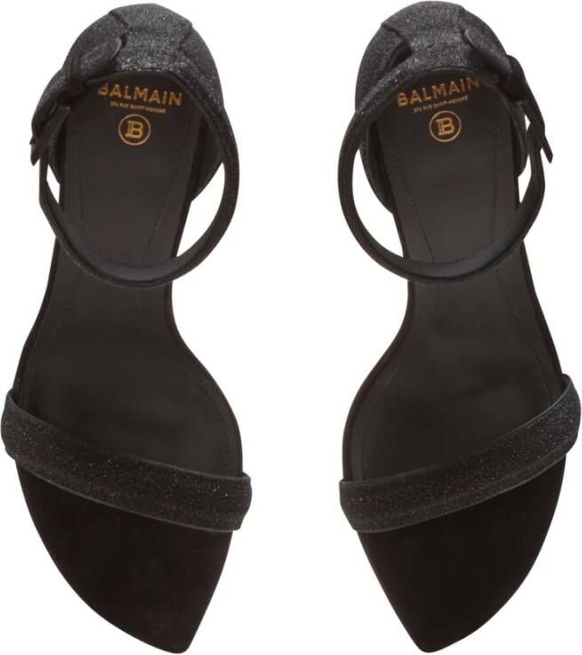Balmain Sandalen met open neus Zwart - Foto 4