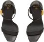 Balmain Leather Uma sandals Black Dames - Thumbnail 3