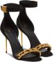 Balmain Uma sandalen verfraaid met ketting Zwart - Thumbnail 2