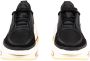 Balmain Zwarte Leren en Stoffen Sneakers Black Dames - Thumbnail 4