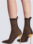 Balmain Skye laarzen met jacquard Bruin - Thumbnail 8