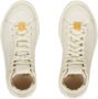 Balmain Witte hoge sneakers met monogrampatroon en gouden logo Beige Dames - Thumbnail 3