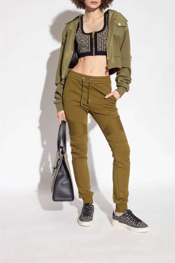Balmain B-Court suède sneakers Wit - Foto 10