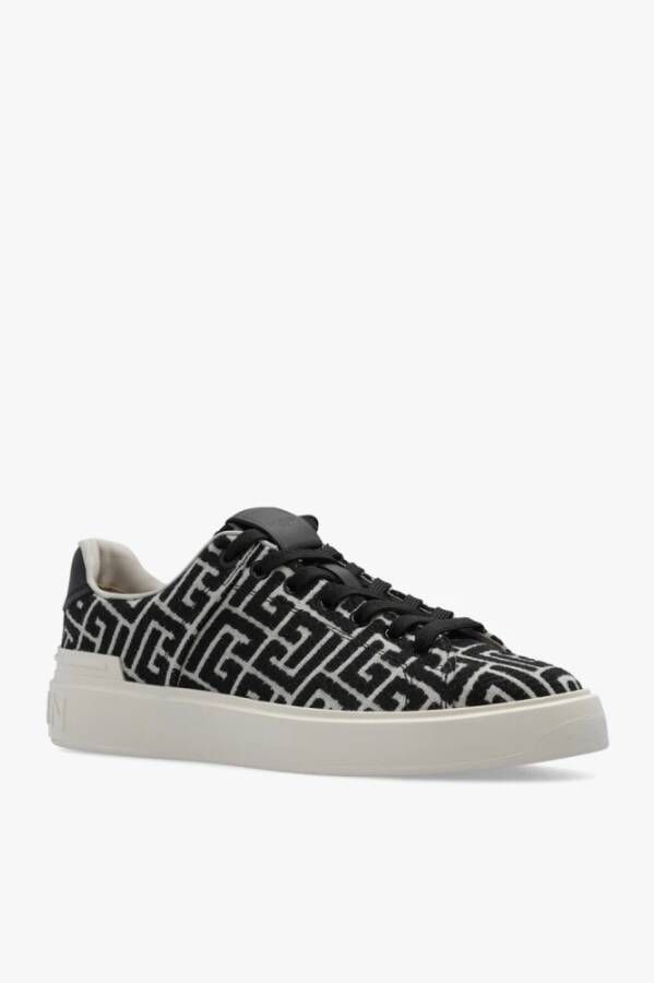 Balmain B-Court suède sneakers Wit - Foto 11