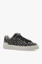 Balmain Zwarte Canvas Sneakers met Jacquard Details Black Dames - Thumbnail 11