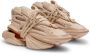 Balmain Unicorn low-top trainers in neoprene and leather Beige Heren - Thumbnail 2