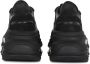Balmain B-Bold low-top trainers in neoprene and suede Zwart Dames - Thumbnail 3