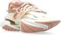 Balmain Low-Top Sneakers Unicorn Low Sneakers Leather Yellow in wit - Thumbnail 5