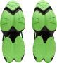 Balmain Unicorn high-top trainers in mesh and leather Groen Heren - Thumbnail 6