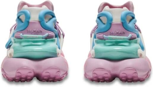Balmain Sneakers met colourblocking Blauw - Foto 6