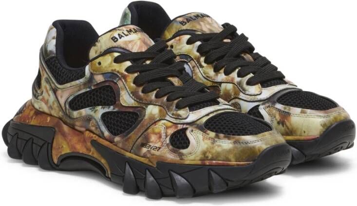Balmain Sneakers met grafische print Beige - Foto 2