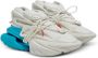 Balmain Witte Neopreen Lage Sneakers met Geperforeerde Zool White Heren - Thumbnail 11