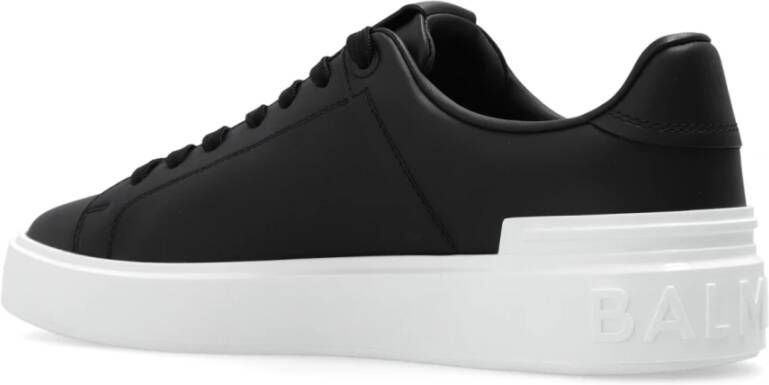 Balmain Sneakers met logo Zwart Dames