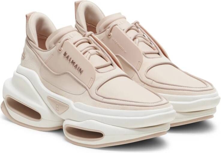 Balmain Sneakers met logoplakkaat Roze - Foto 2