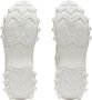 Balmain B-East gemonogrammeerde nylon- en leren trainers White Dames - Thumbnail 3