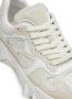 Balmain B-East gemonogrammeerde nylon- en leren trainers White Dames - Thumbnail 4