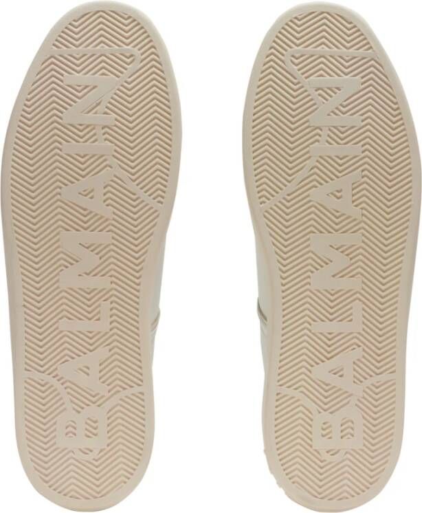 Balmain B-Court trainers in leather and suede Wit Heren