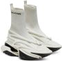 Balmain Witte Sneakers met Multi-Materiaal Bovenwerk White Heren - Thumbnail 2