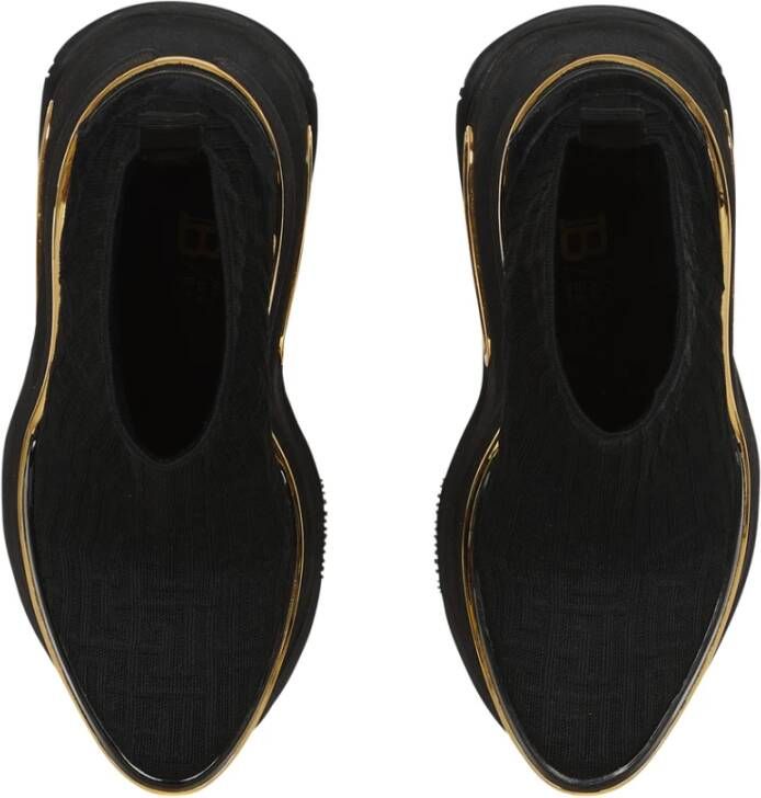 Balmain B Bold enkellange sneakers Zwart - Foto 3