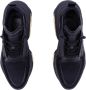 Balmain B-Bold low-top trainers in neoprene and suede Zwart Dames - Thumbnail 8