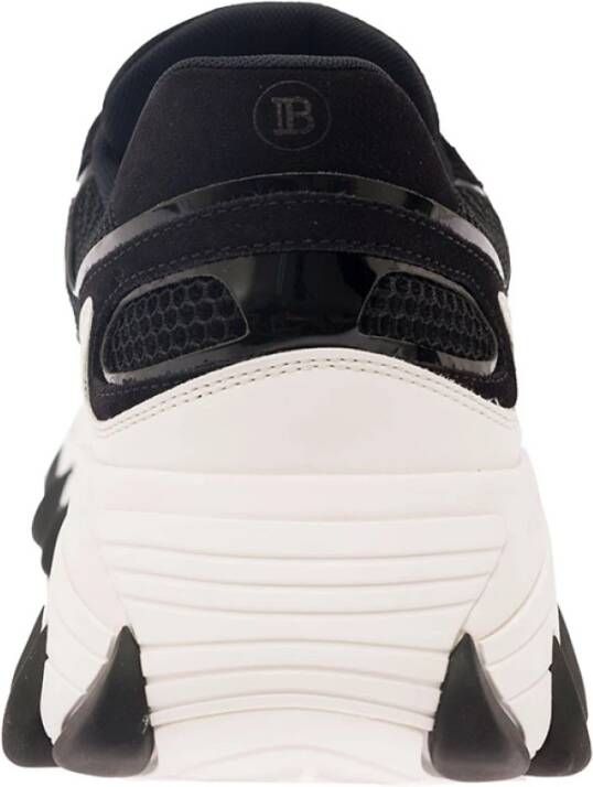 Balmain B-East Rubberized Sneakers Zwart Heren