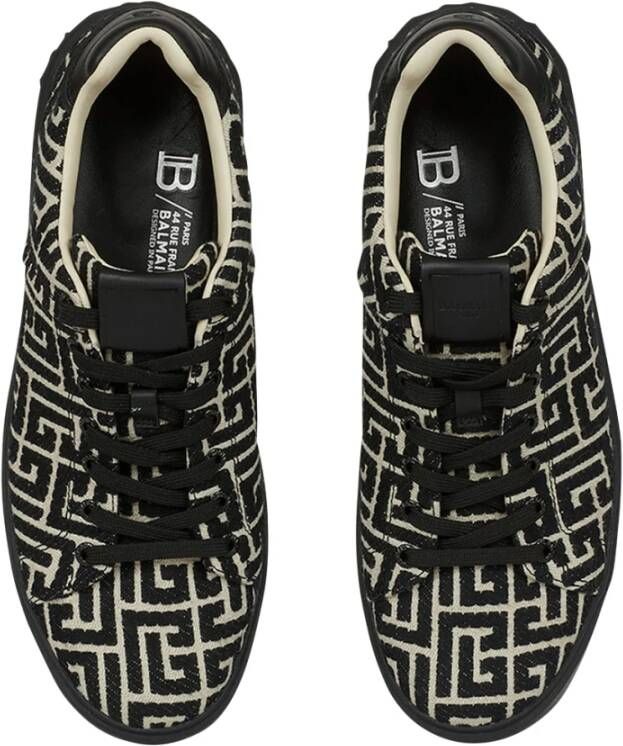 Balmain B-Court suède sneakers Zwart - Foto 2