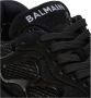 Balmain Zwarte Sneakers met Contrasterend Logo Borduursel Black - Thumbnail 10