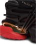 Balmain Unicorn low-top trainers in neoprene and leather Black Heren - Thumbnail 4